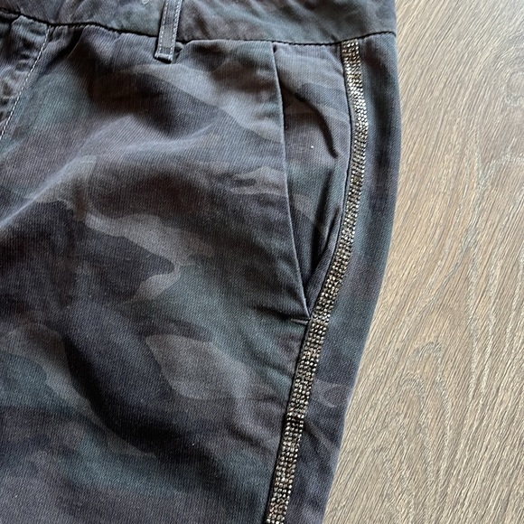 Sundry For Anthropologie Camo Le Soleil Pants Womens Size 29 Crystal Stripe NWT - Picture 9 of 11